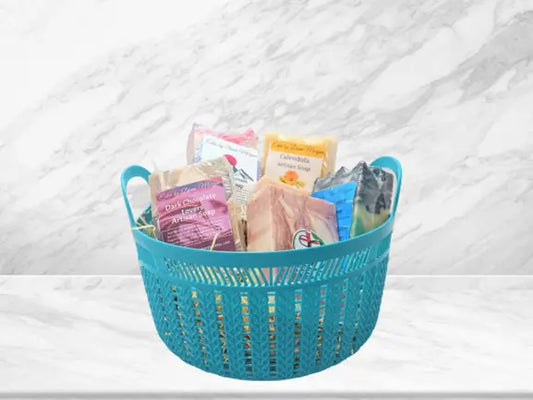 Variety Homemade Artisan Gift Basket Set Soap - (6) - Image #1