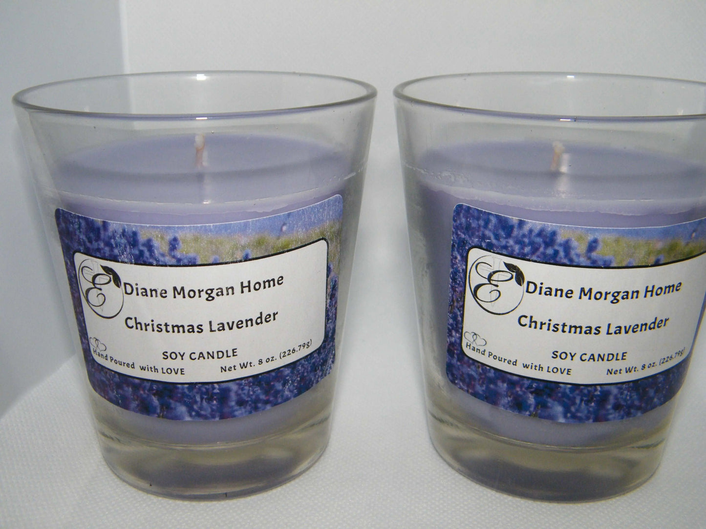 Christmas Lavender Candle  ( 8 oz.)