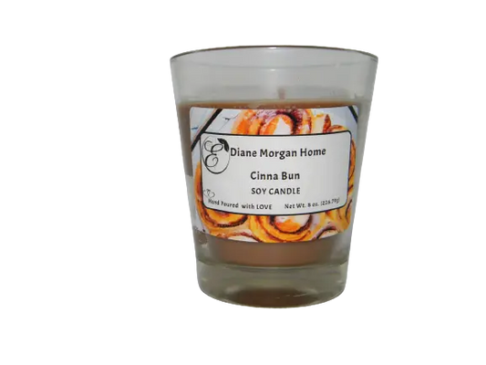 Cinna Bun Soy Candle Jars (8 oz.) - Image #1